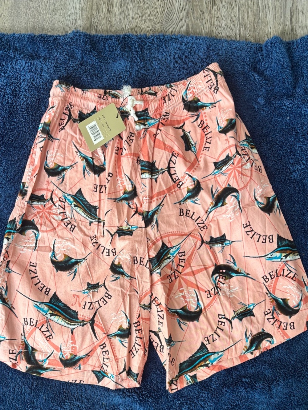 Men’s XXL BELIZE MONOGRAM SHORT SET (coral) CORAL  NWT!!!